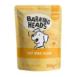 Barking Heads Low-Calorie Wet Dog Food - Fat Dog Slim (10x300g) - 85% Natural Free-Run Chicken with No Artificial Flavours - Grain-Free Recipe with Reduced Fat