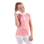 Equipride Children Competition Show Shirt Little Horse Print Jumping Dressage (as8, Age, 4_Years, Regular, Pink)