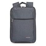 COCOON - SLIM | Laptop Backpack up to 15,6" | Frontal Pocket GRID-IT | Tablet Pocket | Document Folder Case with Zipper | Nylor - Grafite