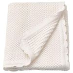 Ikea Gulsparv Baby Blanket White 28x35 804.271.12