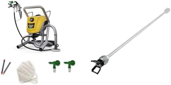 Wagner 2371073 Pistola a Spruzzo Airless Control Pro 250 M per Pareti/Soffitti/Legno/Metallo: in Ambiente Interno/Esterno, 15 m²-3 min, 110 Bar, Tubo 9 m + Control Pro HEA Prolunga di 30 cm