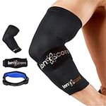 ionocore Tennis & Golf Elbow Support Protection System for Men & Women - Copper Compression Sleeve & Tennis Elbow Support Strap - Pain Relief & Recovery for Tennis Elbow, Golfers Elbow, Gym & Sports