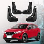 4Pcs Car Mud Flaps Mudguards for Nissan Qashqai 2023, Front Rear Full Set Car Wheel Fender Splash Guards with Screws, Custom Tyre Mudflaps Protector