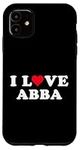 iPhone 11 I Love Abba Matching Girlfriend & Boyfriend Abba Name Case