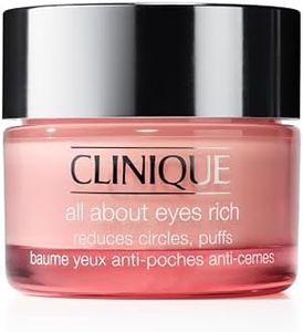 Clinique All About Eyes Rich Eye Cream For Dark Circles With Hyaluronic Acid | Hydrating, Brightening + Depuffing, 1 Ounce