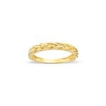 GELIN 14k Solid Gold Stackable Ring for Women - Size 6