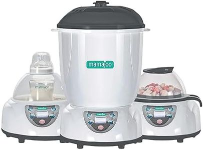 mamajoo Scalda biberon con funzione vaporizzatore, sterilizzatore 5 in 1 per biberon, sterilizzatore e asciugatrice per bambini, sterilizzatore a vapore per pulizia igienica, vapore, cibo per bambini