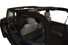 Replacement Roll Bar Covers - for Jeep JK 2 Door - Black