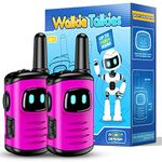 3 4 5 6 Year Old Girl Gifts, Exssary Walkie Talkies for Kids Outdoor Toys for Kids 3-5 Walkie Talkie Toys for 3-6 Year Old Girls Hiking Camping Toys Christmas Birthday Gifts for Girls Pink