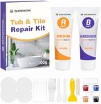 Beanewone Shower Tray Repair Kits, Tile Repair Kit for Porcelain and Ceramic Fixtures to Repair Chips, Dents, Nicks and Cracks (Multi Colours)
