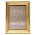 Lawrence Frames Sutter Burnished Picture Frame, Gold, 4x6