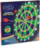 MindWare Magnetic Dart Board — Safe Dart Board for Kids & Adults Ages 8 & Up—Includes Quality Magnetic Dart Board, 12 Magnetic Darts & Rule Guide