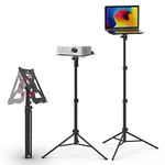 ULANZI Projector Stand Floor, Multifunctional Laptop Tripod, 60cm-152cm Adjustable Height, Foldable Laptop Floor Stand for Outdoor, Office Home, Stage, Studio | 3kg Capacity