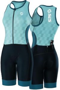 SLS3 Triathlon Suits Women - Elite Sleeveless Trisuit, Calypso X-Large
