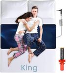 Grounding Mat for Bed King Size (27''x78') Earth Connected Grounding Bed Mat for Improve Sleep, Pain Relief & Energy Boost,Grounding pad for Bed Includes Cord (15ft), Test Pen & Manual (Black)