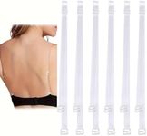 Clear Bra Straps, 3-Pairs Invisible