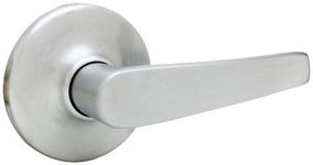 Weiser Kim Satin Chrome Door Handle, Reversible Passage Lever, Interior Door Handles for Hall and Closet Door, Non-Locking Hall/Closet Door Handles, Transitional Home Décor