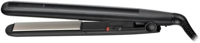 Remington Slim Hair Straightener with Ceramic coating - 110mm floating plates, 215°C, Fast 30 second heat up, Worldwide voltage for travel, Auto shut off, S1370