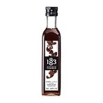 1883 Maison Routin Premium Chocolate Syrup for Coffee, Lattes, Hot Chocolate, Desserts Glass 250ml