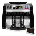 HECHKER Money Counter Mixed Bills for Canadian Currency UV/MG/MT/IR Counterfeit Detection. Also Counts USD, Euro, GBP, & MXN and Gives Value but Without Mix Denomination.
