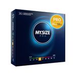 MY.SIZE PRO Condom Size 3, 53 mm, 36 Condoms - Perfect fit and a Suitable Size for Everybody