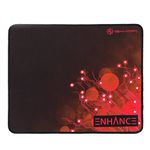 ENHANCE Large Gaming Mouse Pad XL - Big Mouse Mat, Anti-Fray Stitching, Non-Slip Rubber Base, High Precision Tracking for Thick Mousepad Smooth Cloth Fabric Professional Esports Mat (Red)