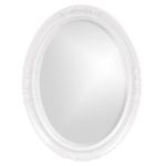 Howard Elliott Collection 40101 Queen Ann Mirror, White