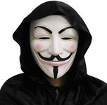 Gmasking V for Guy Fawkes Anonymous Cosplay Mask Resin Hacker Halloween Party Costume Props