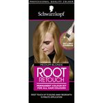 Schwarzkopf Root Retouch Permanent Root Concealer Blonde Hair Dye, Ideal for Touching Up Grey Root Regrowth, Ammonia Free, Medium Blonde