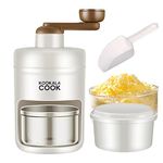 Kookala Cook Shaved Ice Machine,Snow Cone Machine,Slushy Maker Machine,Manual Ice Crusher Machine for Home, Portable Ice Crusher,BPA Free Ice Shaver