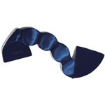 Nodpod Gentle Pressure Silk Sleep Mask | Patented Light Blocking Design for Sleeping, Travel & Relaxation | Bead Filled, Machine Washable, BPA Free Eye Pillow (Sapphire)