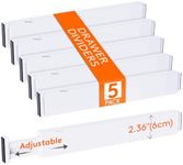 Lifewit 5 Pack Kitchen Drawer Divid