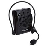 Croove Rechargeable Voice Amplifier, with Waist/Neck Band & Belt Clip, 20 Watts Headset