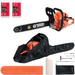 58cc 20" Petrol Chainsaw + 2 x Chai