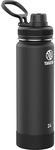 Takeya Actives 24 oz Vacuum Insulated Stainless Steel Water Bottle with Spout Lid, Premium Quality, Onyx