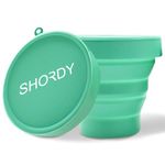 SHORDY Menstrual Cup Case Holder for Sterilization, Collapsible Silicone - Boil, Sterilize & Store your Period Cups or Discs, Microwave-friendly & Foldable, Sustainable & Compact, Portable for Travel