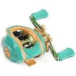 Hautton Baitcasting Reel Macaroon MA200-R Beginner's Edition,Carbon Fiber Frame Baitcaster Reels,17.64 Lbs Max Drag,7.2:1 Gear Ratio,5+1BB Fishing Reels,Right Handle