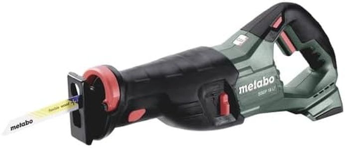 Metabo Akku-Säbelsäge SSEP 18 LT 18 V, mit Softgrip-Handgriff, Hubzahl 0-3000/min, werkzeugloser Sägeblattwechsel, mit Metabox, Säge 601616840
