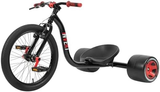 Invert 20" Kids Drift Trike - Big Wheel Slider Black/Red