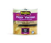 Rustins Floor Varnish Dark Oak 2.5L Satin