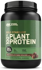 OPTIMUM NUTRITION Gold Standard 100% Plant Protein Rich Chocolate Fudge, 800g, 20 Serve