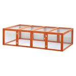 KCT 6ft Wooden Folding Large Pet Run Enclosure - for Rabbits, Guinea Pigs