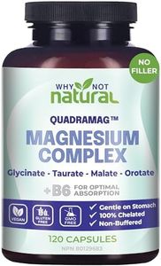 4-in-1 Magnesium Complex Supplement - Glycinate, Taurate, Malate, Orotate Blend Capsules