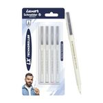 Luxor Schneider LX 801 Technoroller|Roller Ball Pen|Pack of 4 -Assorted color|Needle Tip| 0.5mm|100% German Technology|Consistent Ink Flow|Smooth Writing Experience|Ideal for Students & Professionals