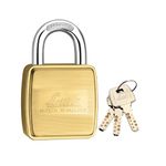 Link Locks 70mm Brass Body Lock with 3 hi-tech Keys | Locks for Home | Lock and Key | Door Lock (Pack of 1)