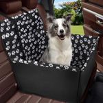 Wimypet 3 in 1 Dog Car Seat-100% Waterproof Dog Booster Seat Covers Pet Car Blanket with Dog Seat Belt-Travel Seat protector Dog Basket for Back Seat Front Seat Dog Seat Cover 68 x 57 x 33 cm