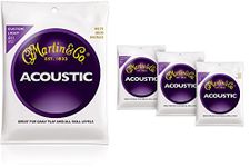 Martin M175 Traditional Bronze Custom Light Acoustic Guitar Strings - 4 Pack (Standard)