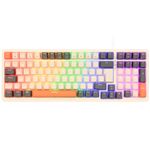 Rii Mechanical Keyboard, Wired Mechanical Gaming Keyboard Blue Switches with RGB backlit for PC Windows Mac keyboard-UK Layout