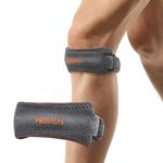 PROIRON Patella Tendon Knee Strap 2PCS, Adjustable Knee Support Brace with Soft Pad for Weightlifting Squats Jumpers Tennis Hiking Soccer Basketball Running,Men Women Arthritis Tendonitis Pain Relief