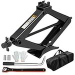 IMAYCC Car Jack 3 Tonne, Thickened Scissor Jack Kit with Car Jack Ratchet Wrench and L-Wrench, Hand Labor-Saving Crank Trolley Jack, Portable Emergency Tire Change Kit, Ideal for Car/SUV/MPV